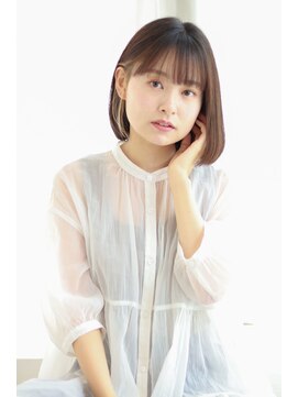 ビューティーアンドフリーハコ(Beauty&Free HACO) シンプルボブ×シークレットインナーカラー