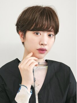 前下がりショート・ボブ/絶壁解消/前髪あり/40代/30代/内巻き