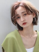 カーサ(Casa.)&nbsp;ヌードベージュ×切りっぱなしボブ