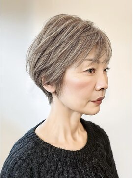 モアナ ルア バイ ヘッドライト 平塚店(Moana Lua by HEADLIGHT) #白髪ぼかしハイライト#50代#60代