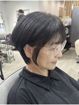 エメヘアデザイン ルイス(Aimer Hair Design Lewis)&nbsp;ショートボブ/レディースショート/弘前市
