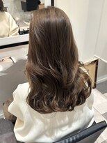 トータルビューティーサロン プリエ(prier)&nbsp;柔らかブラウンベージュ/透明感カラー/レイヤーカット/髪質改善