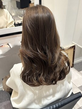 トータルビューティーサロン プリエ(prier) 柔らかブラウンベージュ/透明感カラー/レイヤーカット/髪質改善