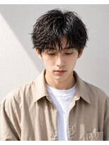 オラ ボーテ(Aura Beaute)&nbsp;メンズ ショート ニュアンスパーマ 韓国風