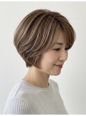 綺麗め大人ショートカット