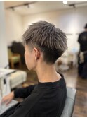 ホワイトシルバーベージュ×ベリーショート