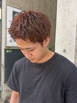 レフ(LEF)&nbsp;レッドブラウン/暖色系/ブリーチなしカラー/無造作ショート