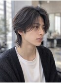 ナチュラルウルフ × ダークグレージュ
