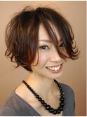 エアウェーブで男女から愛されるナチュラスボブ