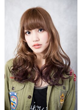 サイドバーンズ(side-burns) ゆるふわロング