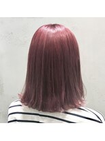 アンド バイ ヘアサロン(AND by hair salon) グラデーションピンクカラー