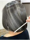 ハイライトボブ【cherie池袋】