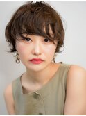 ふわくしゅ大人ボブ×うるつやブラウン
