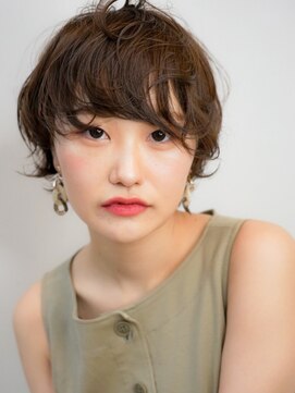 アイリー 名古屋(A/LEE) ふわくしゅ大人ボブ×うるつやブラウン