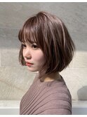 20代30代★大人かわいい小顔見せヘア☆ふんわりボブディ
