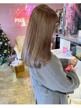 ワーカー ミミ(worker MIMI) 艶カラーオリーブベージュハイライト