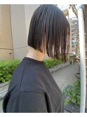 大人カジュアルなスクエアボブ