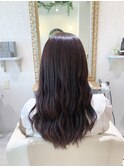 20代30代40代前髪イヤリングカラーイメチェンラベンダーカラー