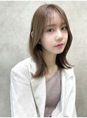 ラフで上品なくびれミディ◎グレージュカラー/ココアベージュ
