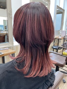 ウィスプヘアー(wisp HAIR) #イルミナカラー #レッド系 #大宮
