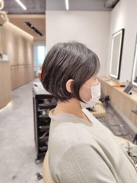 ロンドプロフィール 浦和(Lond profil) 【lond.海気】大人丸みショートボブ