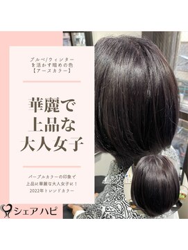 シェアハピ ブルべ/ウィンター*華麗で上品な大人女子*アースカラー