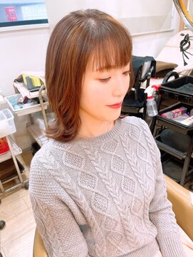マイスタイル 大井町店(My jStyle by Yamano) 簡単巻き髪！動くミディアムヘア《3Dハイライトカラー》