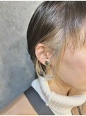 ゴールドなインナー。　20代/30代/インナー/イルミナ/ボブ