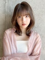 オーバーヘアー バイ ラフィス(over hair by La fith) 【La fith】くびれミディ×ショコラアッシュ