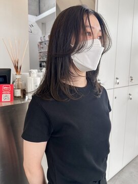 ユイマァル 岡山店(YUIMARL) オリーブグレージュ×ワンホンレイヤー