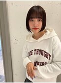 【竹之内蔵人】大人似合わせナチュラル丸みショートボブ<蔵前>