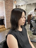 ヴィップルーム(viproom) マッシュショート/アッシュカラー/ツヤ髪スタイル/黒髪スタイル