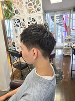 榮(Salon de 榮) メンズベリーショート/アップバング/就活/刈り上げ