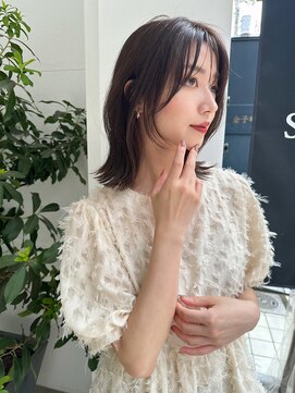 アリスバイアフロート 自由が丘(ALICe by AFLOAT) otona薄め顔まわりレイヤー美人くびれミディ