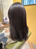 ムーン(moon) #黒髪カタログ #グレーベージュ #レイヤーロング