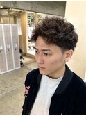 ショートツイストピンパーマ