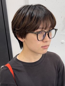 リベル(LIBER) ラウンドマッシュ/メンズカット/メンズ/眉毛/八王子/似合わせ