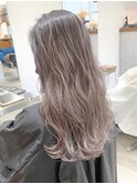 透明感ブリーチダブルカラー/イメチェンバレイヤージュ/新宿