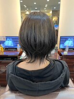 キャラ 池袋本店(CHARA) バッサリカット＆カラーでイメチェンウルフに！【ウルフ/大村】