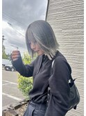 ダブルカラー透明感オリーヴグレージュ