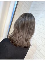 アルマヘア(Alma hair)&nbsp;【外ハネボブ】グレージュハイライト