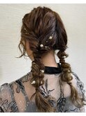 ツインテールアレンジ