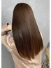 【髪質改善+縮毛矯正】カット+カラー+縮毛矯正+最上級TR￥35970    [髪質改善]
