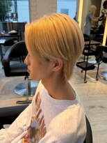 インク サカエ(inq sakae)&nbsp;メンズ/ブロンドカラー/ショートウルフ