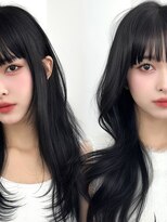 アマトウキョウ アユンチェ(AMA TOKYO×AYUNCHE)&nbsp;前髪顔まわり韓国ヘアレイヤーカットサイドバンク2wayバンク韓国