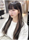 韓国レイヤーカット/ブリーチ/レイヤーカット/ダブルカラー