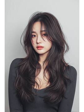 ノイエ 原宿 北参道(NoIE) ロングレイヤーカット/暗めカラー/デザインカラー