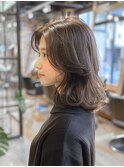 韓国ミディ＋赤み消しカラー/髪質改善/仙台駅前/全席個室