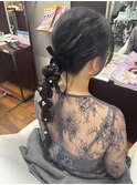 編みおろしヘアセット