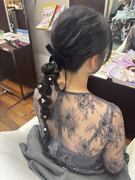 サラ 徳山店(SARA) 編みおろしヘアセット